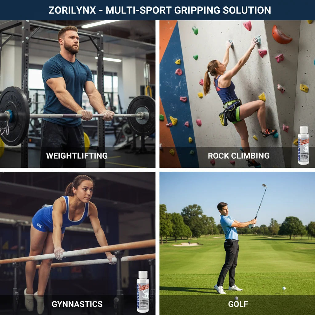 Professional Liquid Chalk: Non-Slip & Sweat-Proof Grip for Heavy Lifting, Rock Climbing, and Gym Workouts