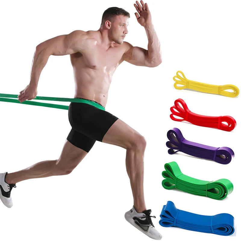 Portable Elastic Rubber Bands for Sports Unisex Expanders Pilates Fitness Equipment Resistance Strength Training Gym Exercises