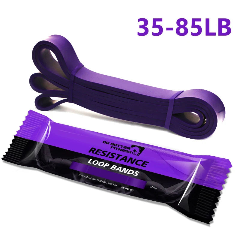 Portable Elastic Rubber Bands for Sports Unisex Expanders Pilates Fitness Equipment Resistance Strength Training Gym Exercises