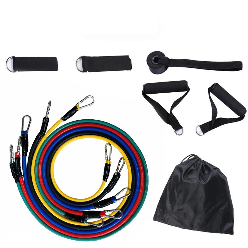 Portable Elastic Rubber Bands for Sports Unisex Expanders Pilates Fitness Equipment Resistance Strength Training Gym Exercises