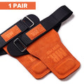 1Pair Premium Cowhide Leather Gym Fitness Gloves Lifting Straps Grips Anti-Skid Weightlifting Belt for Palm Protection Deadlift