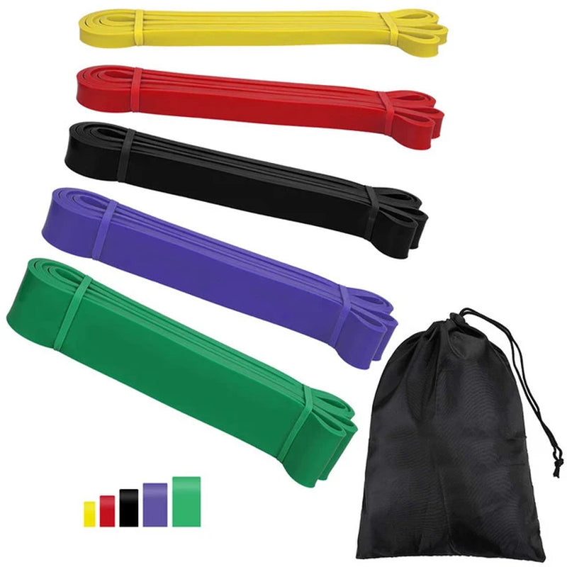 Portable Elastic Rubber Bands for Sports Unisex Expanders Pilates Fitness Equipment Resistance Strength Training Gym Exercises