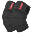 Knee Wraps (Pair) with Strap for Squats, Weightlifting, Powerlifting, Leg Press, and Cross Training-Knee Wraps for Squat
